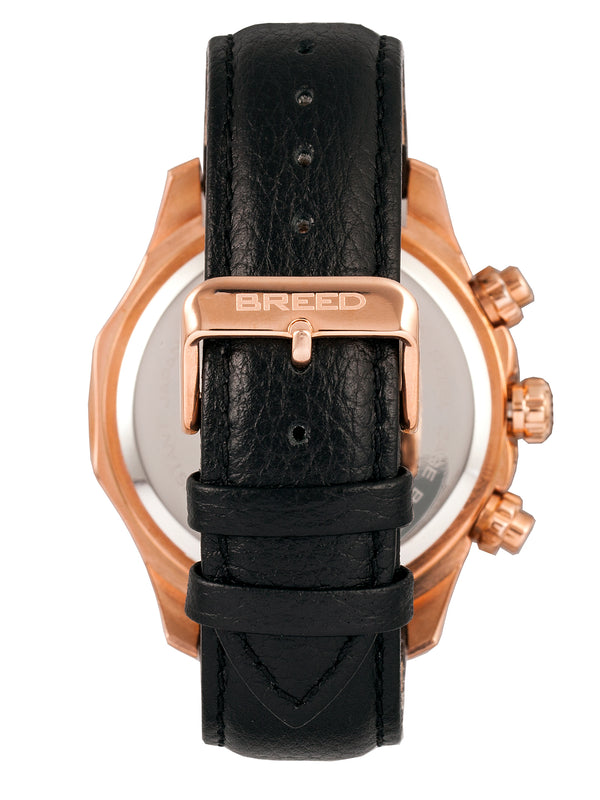 Lacroix Rose Gold/Black | Blue Dial