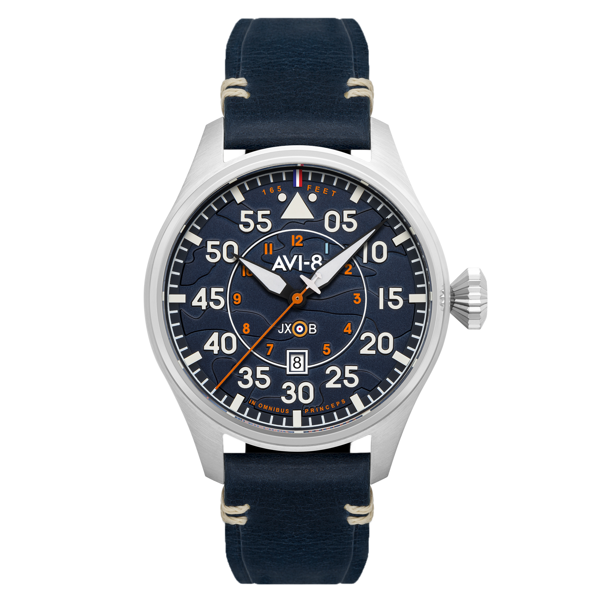 Hawker Hurricane Clowes Automatic Blue / Leather | Blue Dial