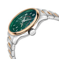 Giromondo GV2 by Gevril Swiss Made GMT bracelet Watch Green | Green Dial