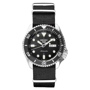5 Sports SYX Black Dial / Black Nylon Strap Black Dial