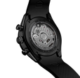 TAG HEUER CARRERA 44M, W/R 100M, TITANIUM/CERAMIC CASE, BLACK RUBBER STRAP, SKELETON DIAL Black Skeleton Dial | Black Skeleton Dial
