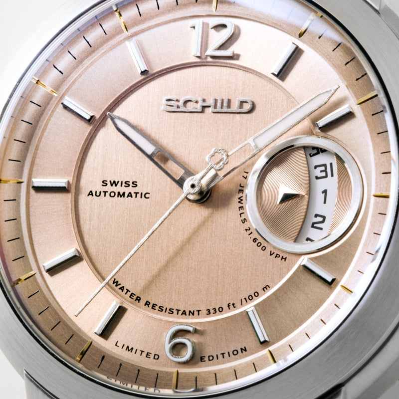 Heinrich Minimal Swiss Automatic Limited Edition Champagne / Stainless Steel | Champagne Dial