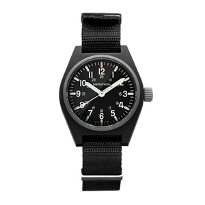 General Purpose Quartz Black US Gov/Def Std Matte Black Dial