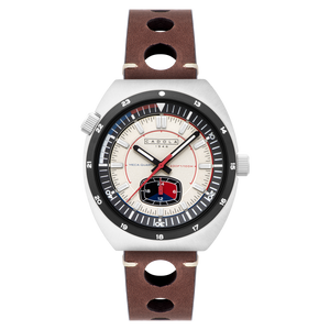 Giulia Meca Quartz GREY / Leather | Grey Dial