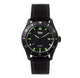 Elijah Automatic Watch W/Date Black | Black Dial