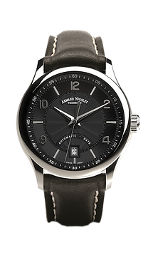 M02 Black/Leather | Black Dial
