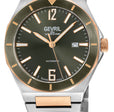 High Line Gevril High Line Swiss Made SW200 Automatic Olive Bezel two tone rose watch