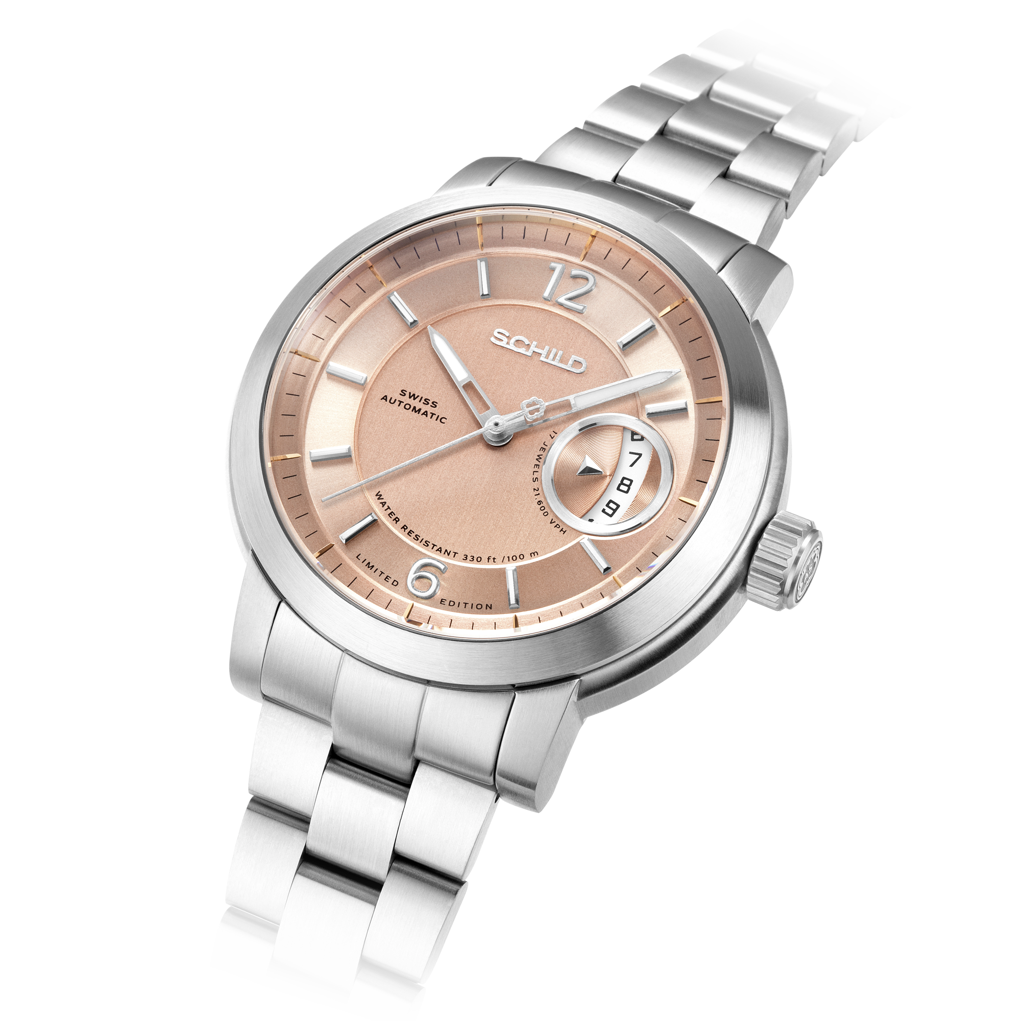 Heinrich Minimal Swiss Automatic Limited Edition Champagne / Stainless Steel | Champagne Dial