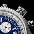 Monaco 4015 Silver Silver/Stainless Steel | Blue Dial