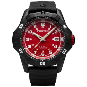 Carbon USMC Dive Red | Red dial (Watches.com) Dial