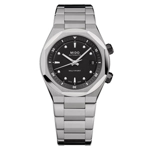 Multifort 8 Two Crowns Silver-tone | Black Dial