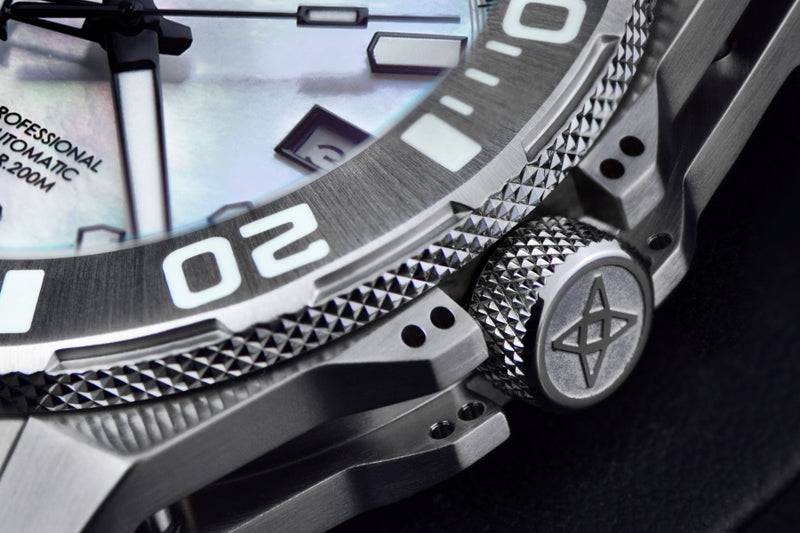 Silverjet AM/PM NH37 Automatic White Mother of Peal Dial | Mother of Pearl Dial