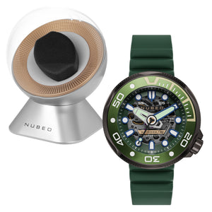 Ventana Skeleton Automatic Limited Edition Set Green / Silicone | Green Dial