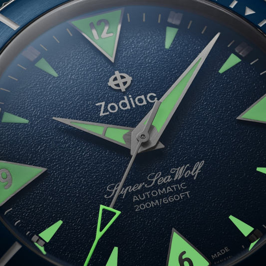 Super Sea Wolf Skin Diver Blue | Blue Dial