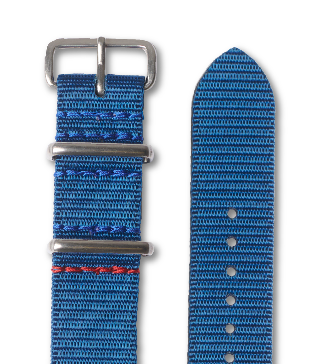 Mil-Strap Mil Strap Thalo Blue 20mm |  Dial