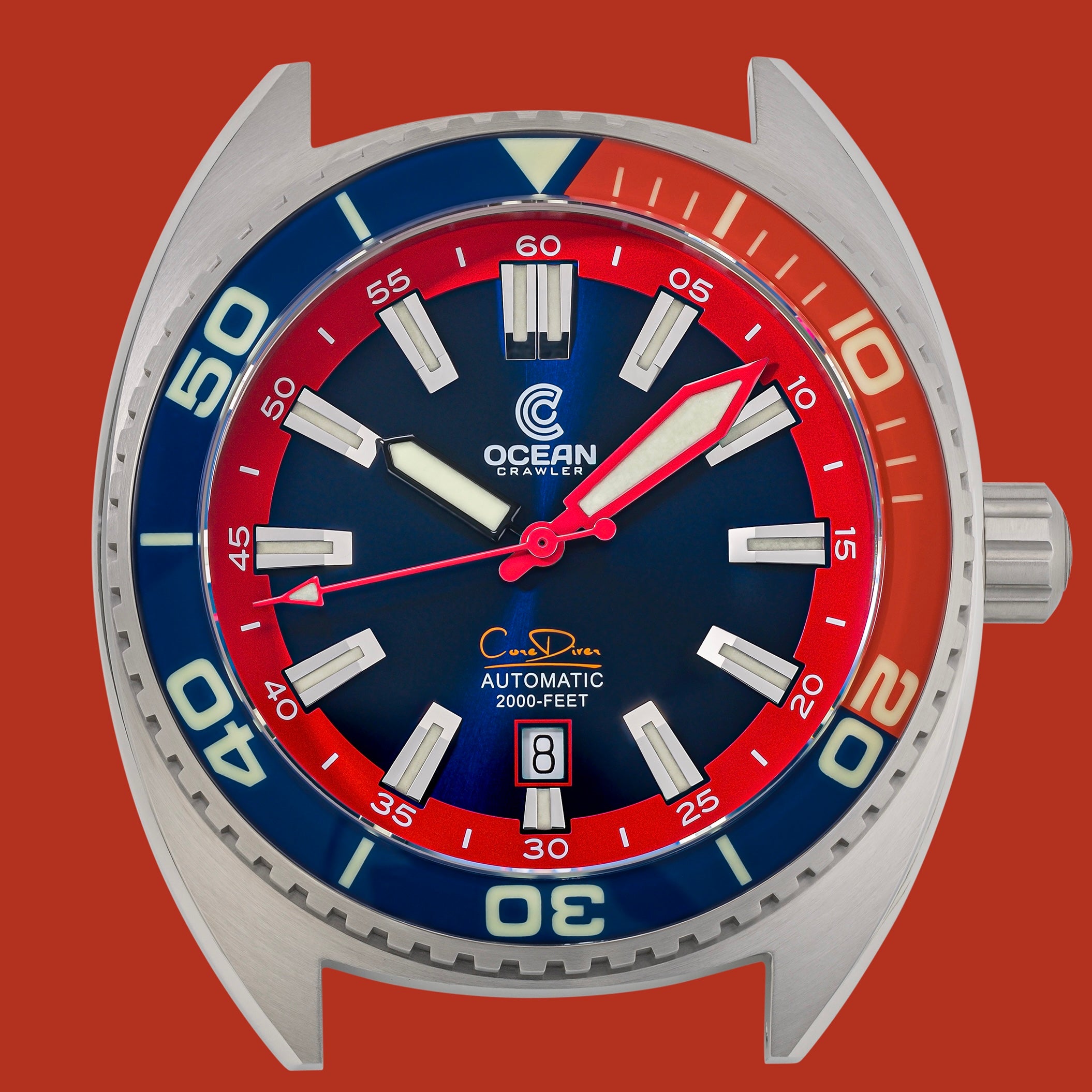 Ocean Crawler Core Diver 2024 - Blue/Red RWB1 | Black | RWB1