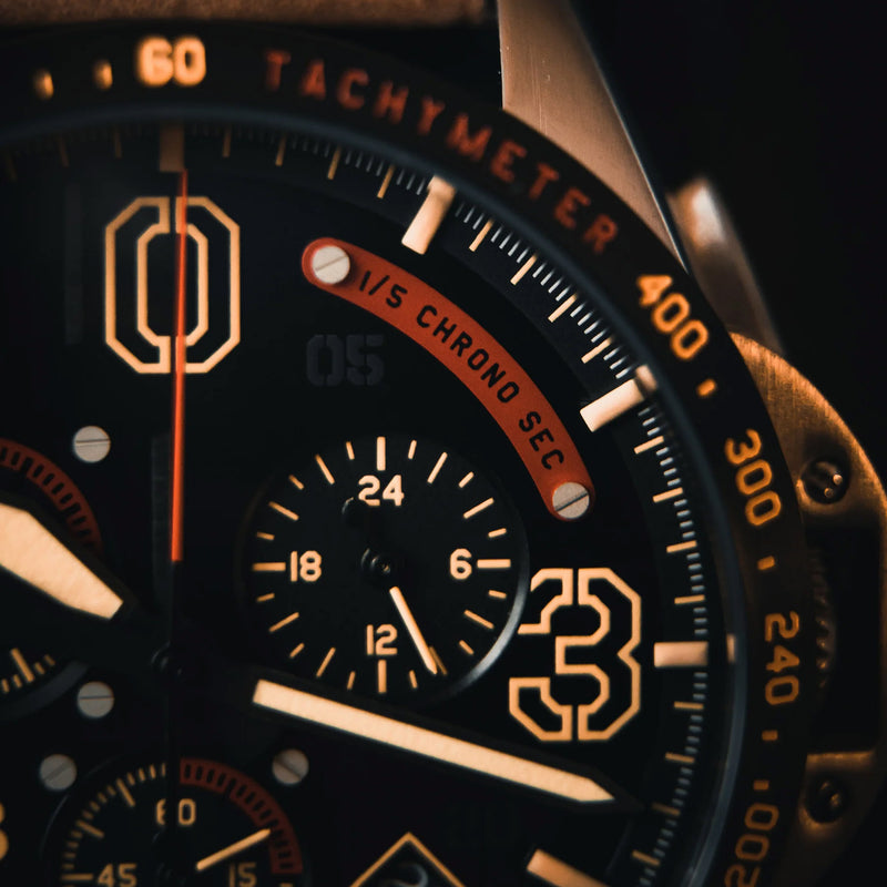 P-51 Mustang Blakeslee Chronograph | Black Dial