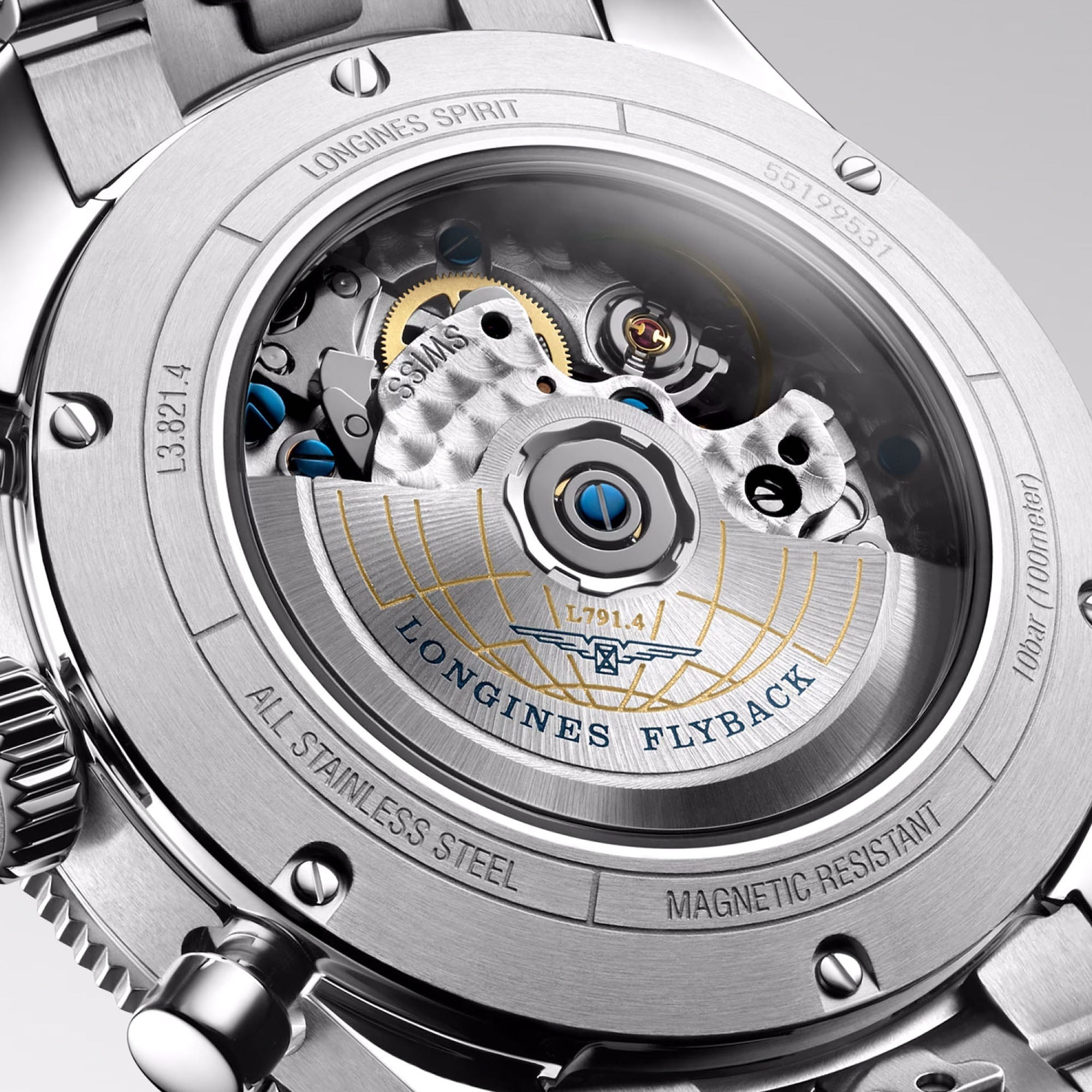 Spirit Flyback Blue / Stainless Steel | Blue Dial