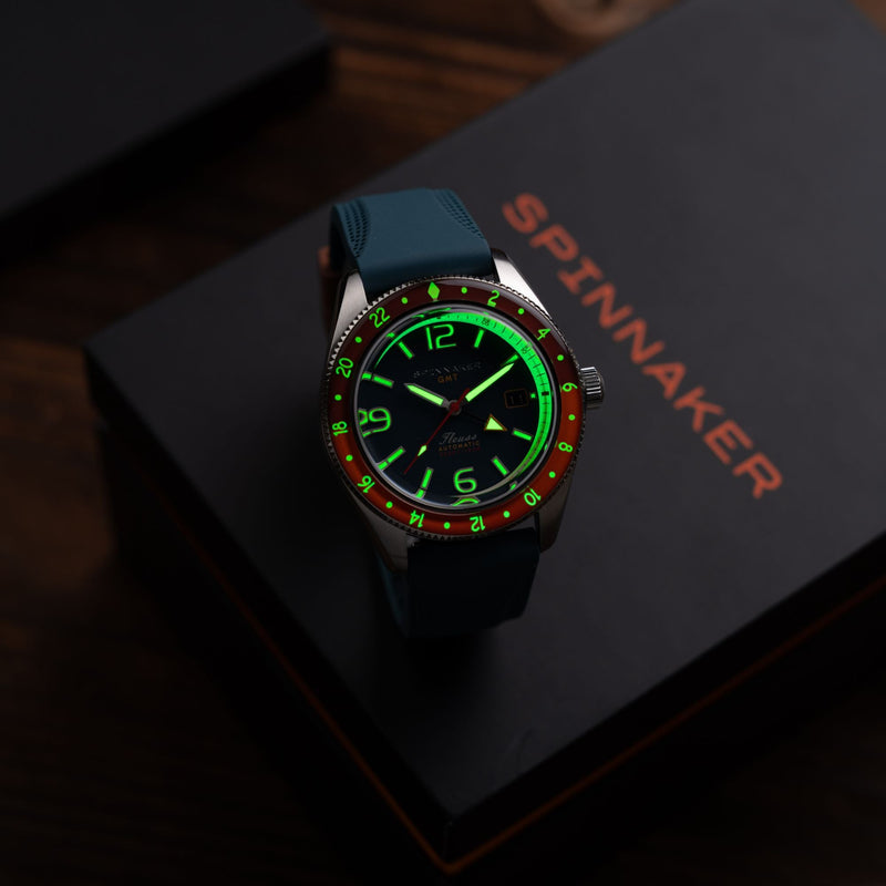 Spinnaker Fleuss GMT Automatic Blue / Stainless Steel | Blue Dial