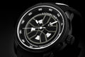 Aviator Black and white/Rubber/Black/Silver Dial/Black Case | Black Dial