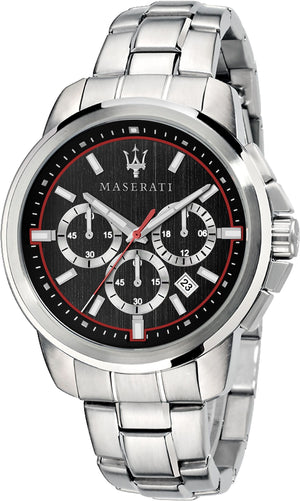 SUCCESSO Black / Stainless Steel Black Dial