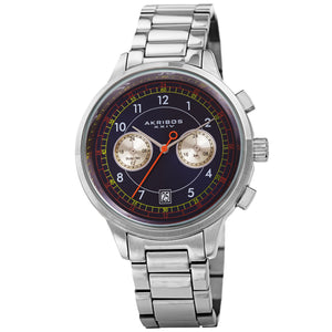 AK1071SSBU-Casual Silver/Stainless Steel | Blue Dial