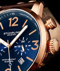 Aviator Blue Dial/ Brown Leather | Blue Dial