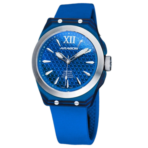 DF Carbon Fiber Automatic Blue Dial, Blue Case | Blue Dial, Blue Case Dial