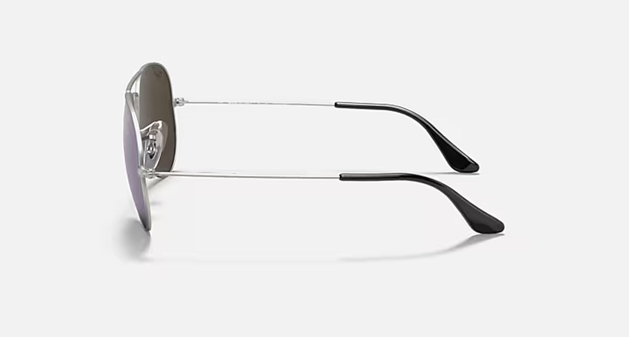 AVIATOR MIRROR MENS / MATTE SILVER-DARK GREY MIRROR POLAR |  Dial