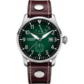 Flieger Leather / Green Green Dial