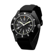 MaraGlo Pilot's Navigator with Date Black NGM/Nylon | Matte Black Dial