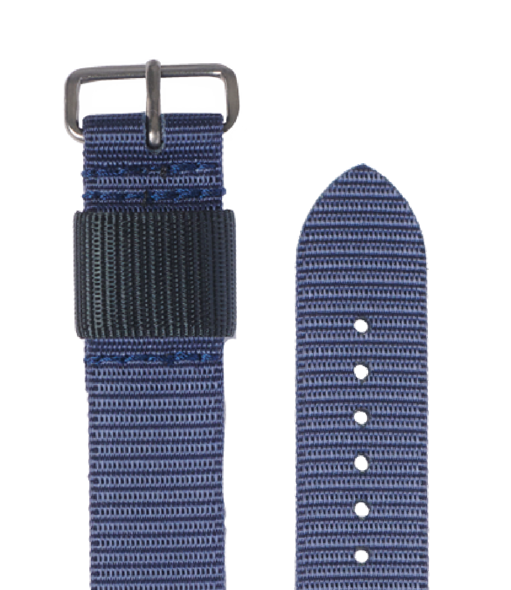 Single Pass Single Pass Navy 22mm |  Dial