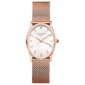 Oval 24mm / White Mother-of-Pearl / Rose Gold | White Mother-of-Pearl Dial