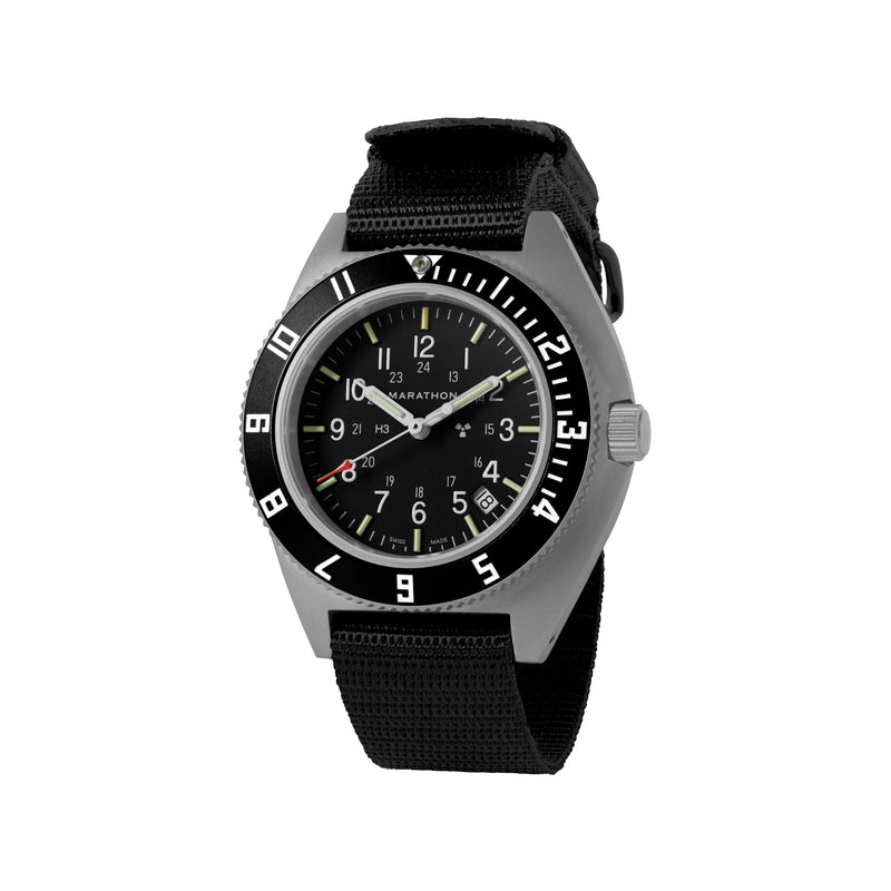 Navigator Quartz with Date Black NGM/Nylon | Matte Black Dial