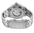 Hudson Yards -Damascus Swiss Automatic SW200-1 - Damascus Steel Gray Dial,  Unidirectional Rotating Bezel Gray Tungsten, 316L | Silver Dial