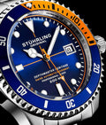 Swiss Automatic Depthmaster Heritage 883H 42mm Diver Blue/Leather | Blue Dial