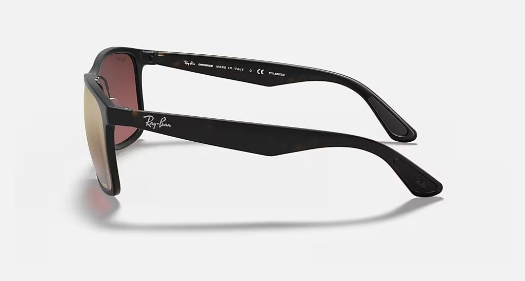 RAY BAN RB4264 CHROMANCE MEN'S Matte Havana / Brown Polar Mirror