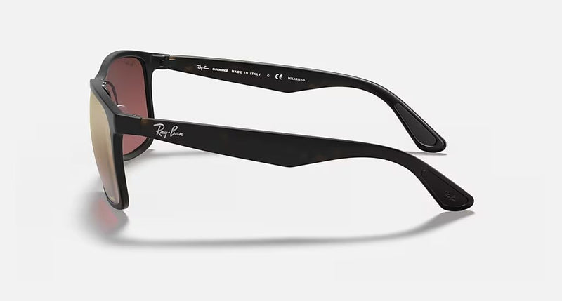 RB4264 CHROMANCE MEN'S Matte Havana / Brown Polar Mirror Gold |  Dial