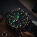 ATLAS DUAL TIME CHRONOGRAPH GREY / LEATHER | Gray Dial