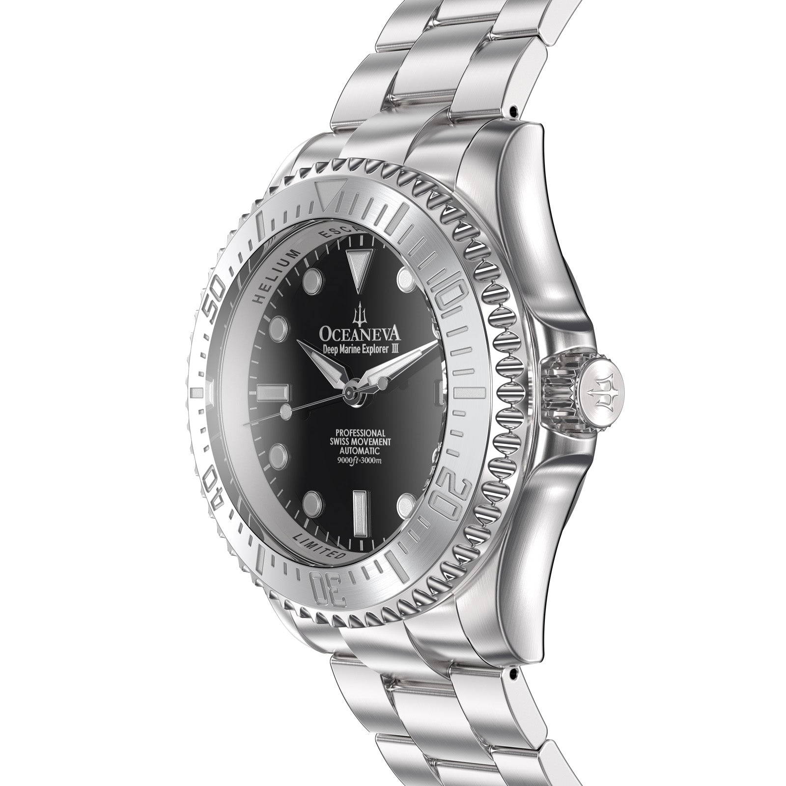 Deep Marine Explorer III – Black Dial