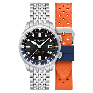 Bradner GMT Automatic Black / Stainless Steel Black Dial
