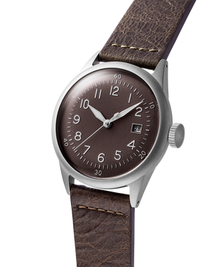A-11 Tactical Brown / Leather Brown Dial