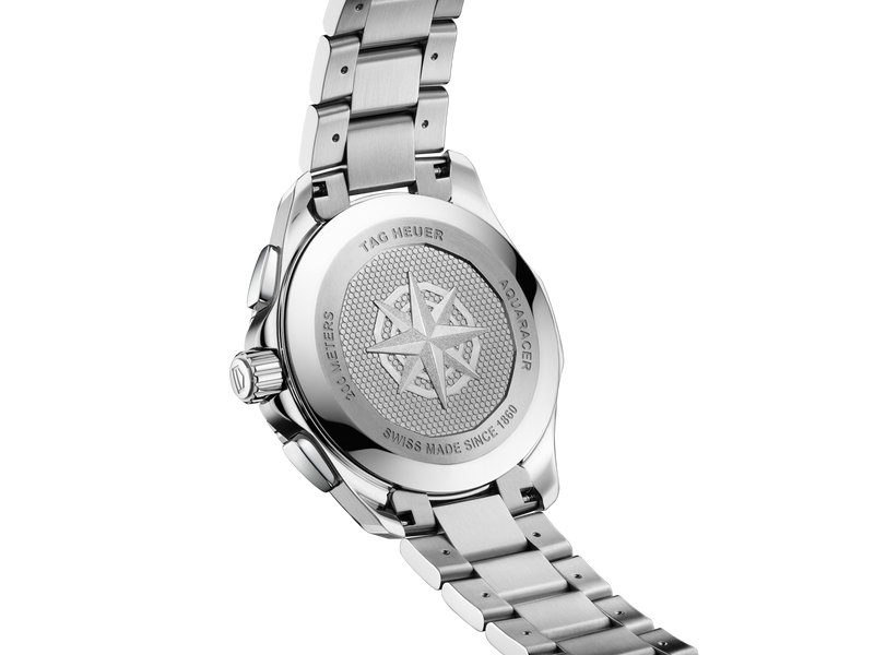 TAG HEUER AQUARACER PROFESSIONAL 200 CHRONOGRAPH 40MM, W/R 200M, STEEL CASE & BRACELET, BLUE DIAL Blue Dial | Blue Dial