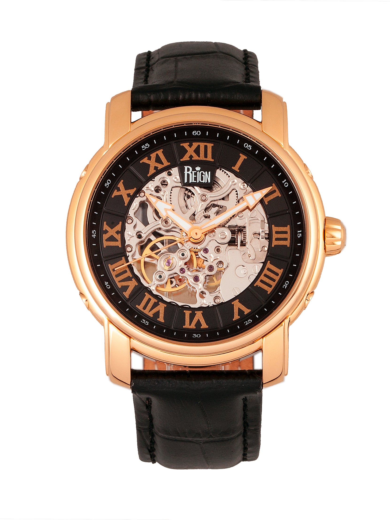 Kahn Rose Gold/Black | Black Dial