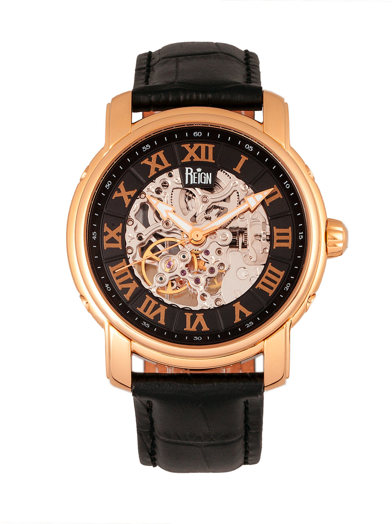 Kahn Rose Gold/Black | Black Dial