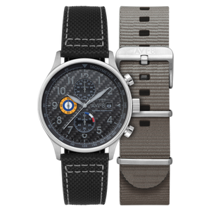 Classic Chronograph Black / Leather Black Dial