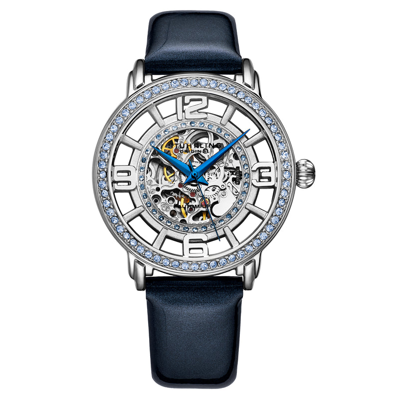 Legacy-3941.2 Blue Leather | Silver Dial