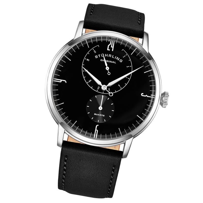 Symphony Black/Leather/Black Dial/Silver Case 3969.3 | Black Dial