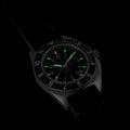 41MM STEEL NAVIGATOR W/ DATE AUTOMATIC (SSNAV-D AUTO) ON BLACK 3-PIECE RUBBER STRAP KIT AUTO SSNAV With Date on 11 Ballistic | Black Dial
