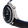 Elijah Automatic Watch W/Date Black/Blue | Black Dial